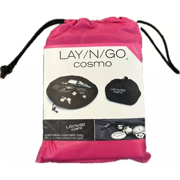 Lay/N/Go Pink Makeup Bag NEW - Picture 2 of 3
